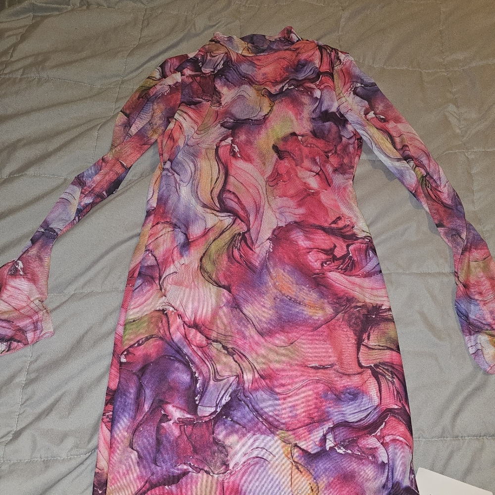 Pink Marbel Dress